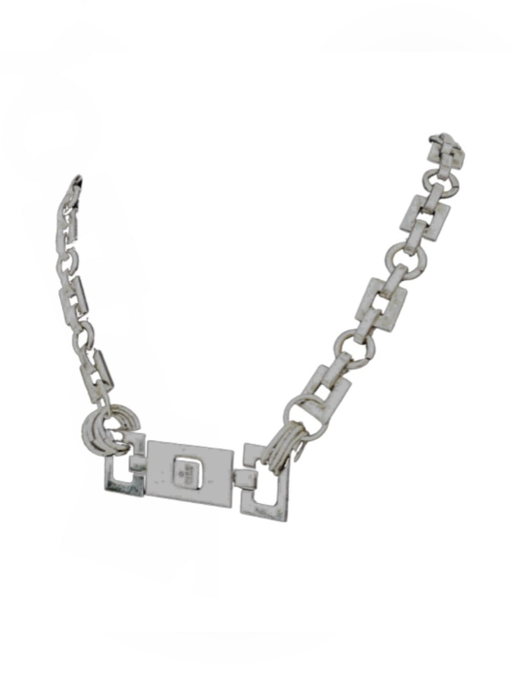 Handmade Authentic Gucci Upcycled Hardware Necklace